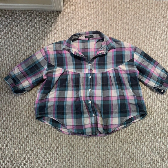 Millau flannel button down - Picture 1 of 3
